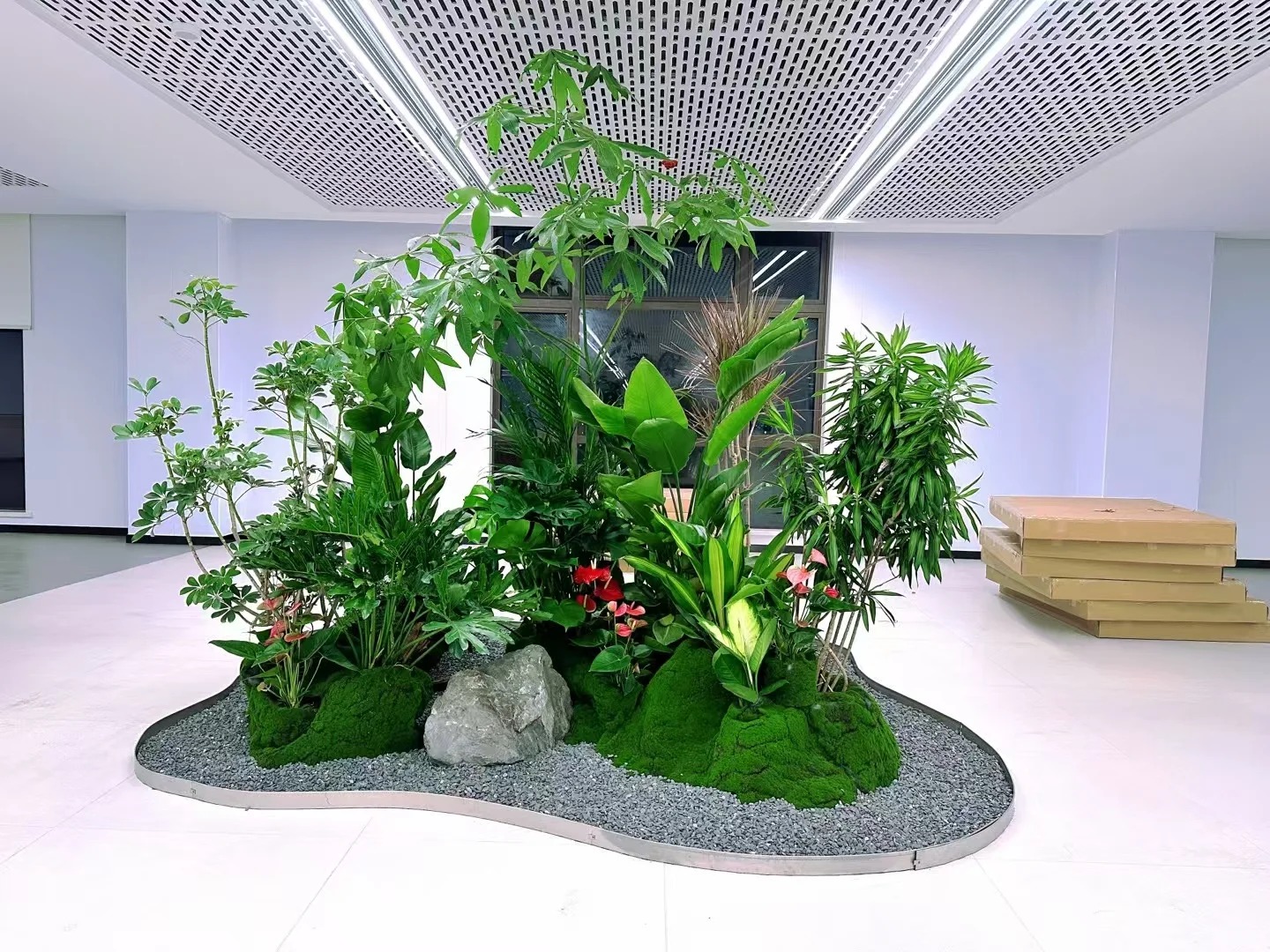 专业花卉出租,宁波奉化的绿色空间缔造者